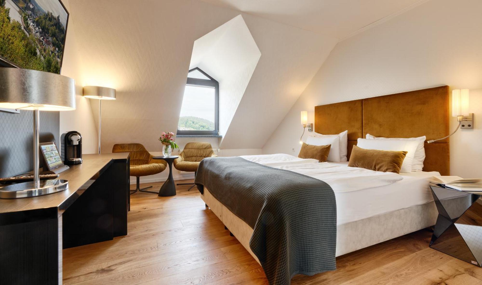 Hotel Erasmus - Mein Genuss- Und Wellnesshotel Trassem 客房 照片